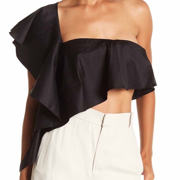 Satin Crop Top - Picture 1 of 1